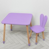 Детский столик 04-025VIOLET со стульчиком, фиолетовый