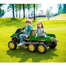 Детский электромобиль M 4285 EBLR-5 (24V), кожаное сиденье , зеленый фото 44
