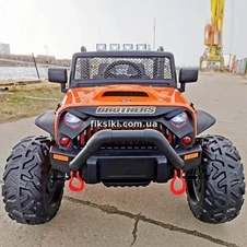 Детский электромобиль M 4553 EBLR-1 (24V) Jeep, мягкое сиденье , белый фото 55