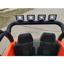 Детский электромобиль M 4553 EBLR-1 (24V) Jeep, мягкое сиденье , белый фото 77