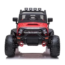 Детский электромобиль M 4553 EBLR-3 (24V) Jeep, мягкое сиденье , красный фото 33