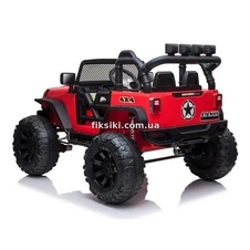 Детский электромобиль M 4553 EBLR-3 (24V) Jeep, мягкое сиденье , красный фото 44