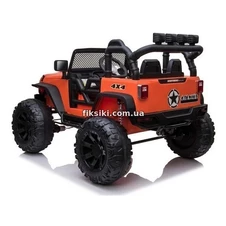 Детский электромобиль M 4553 EBLR-7 (24V) Jeep, мягкое сиденье , оранжевый фото 33