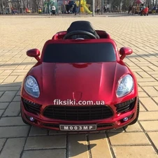 Детский электромобиль M 3178 EBLRS-3, Porsche, автопокраска , красный фото 11