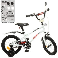 Купить Велосипед детский PROF1 14д. Y14251, Urban, белый матовый