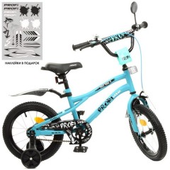 Купить Велосипед детский PROF1 14д. Y14253, Urban, бирюзовый матовый