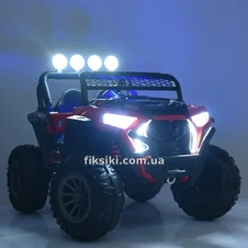 Детский электромобиль M 4453 EBLR-8 джип, кожаное сиденье , розовый фото 33