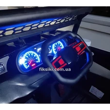 Детский электромобиль M 4453 EBLR-8 джип, кожаное сиденье , розовый фото 66