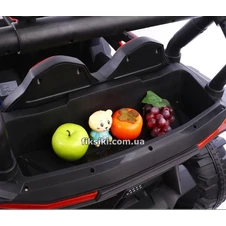 Детский электромобиль M 4453 EBLR-8 джип, кожаное сиденье , розовый фото 77
