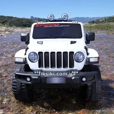 Детский электромобиль M 4551 EBLR-1 Jeep, мягкое сиденье , белый фото 11