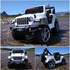 Детский электромобиль M 4551 EBLR-1 Jeep, мягкое сиденье , белый фото 33