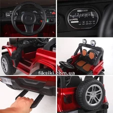 Детский электромобиль M 4551 EBLR-1 Jeep, мягкое сиденье , белый фото 55