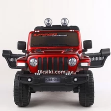 Детский электромобиль M 4551 EBLRS-3 Jeep, автопокраска , красный фото 11