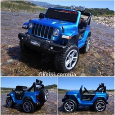 Детский электромобиль M 4551 EBLRS-4 Jeep, автопокраска , синий фото 33
