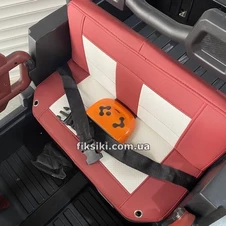 Детский электромобиль M 4556 EBLRS-3-2, мягкое сиденье , красно-черный фото 66