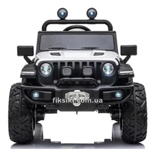 Детский электромобиль M 4568 EBLR-1 Jeep, кожаное сиденье , белый фото 33