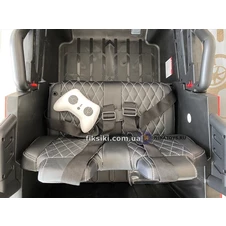 Детский электромобиль M 4568 EBLR-3 Jeep, кожаное сиденье , красный фото 88