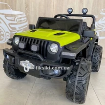 Детский электромобиль M 4568 EBLR-5 Jeep, кожаное сиденье