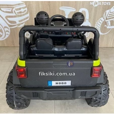 Детский электромобиль M 4568 EBLR-5 Jeep, кожаное сиденье , зеленый фото 33