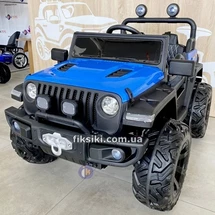 Детский электромобиль M 4568 EBLR-4 Jeep, кожаное сиденье