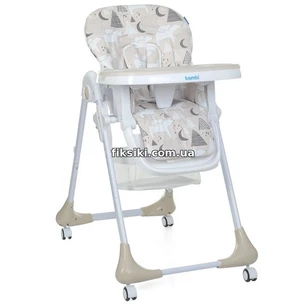 Стульчик M 3233 Mommy Bear Beige для кормления, мама медведь