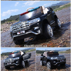 Детский электромобиль T-7846 EVA BLACK, Toyota, мягкие колеса , черный фото 33