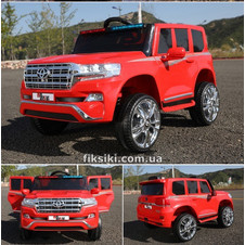 Детский электромобиль T-7846 EVA RED, Toyota, мягкие колеса , красный фото 11