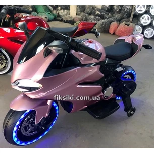 Детский мотоцикл M 4104 ELS-8 Ducati, автопокраска, розовый