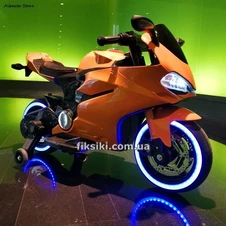 Детский мотоцикл M 4104 ELS-8 Ducati, автопокраска, розовый фото 11