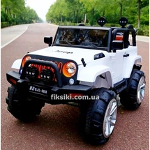 Детский электромобиль T-7847 EVA WHITE Jeep, мягкие колеса