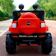 Детский электромобиль T-7847 EVA RED Jeep, мягкие колеса купить