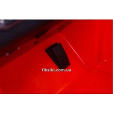 Детский электромобиль T-7847 EVA RED Jeep, мягкие колеса , красный фото 66