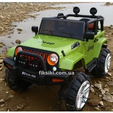 Детский электромобиль T-7847 EVA GREEN Jeep, мягкие колеса , зеленый фото 44