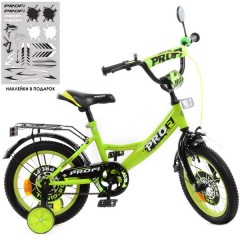 Купить Велосипед детский 14д. Y1442-1, Original boy, салатово-черный