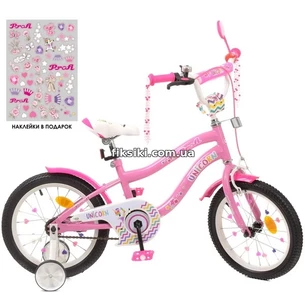 Детский велосипед 16д. Y16241, Unicorn, розовый