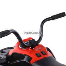 Детский квадроцикл T-7318 EVA RED, мягкие колеса , красный фото 33