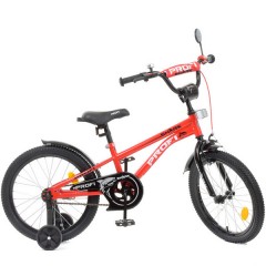 Детский велосипед PROF1 18д. Y18211-1, Shark, красно-черный