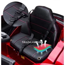 Детский электромобиль M 4560 EBLR-1 Mercedes, кожаное сиденье , белый фото 88