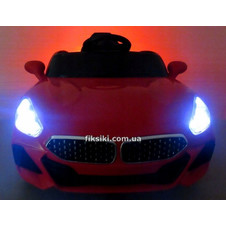 Детский электромобиль T-7661 EVA RED BMW, мягкие колеса , красный фото 44