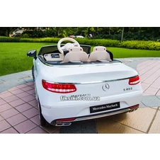 Детский электромобиль ZB188 Mercedes-Maybach S650 Cabriolet, белый фото 33