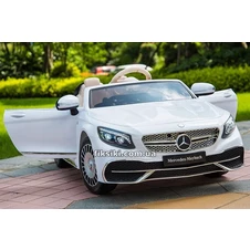 Детский электромобиль ZB188 Mercedes-Maybach S650 Cabriolet, белый фото 44