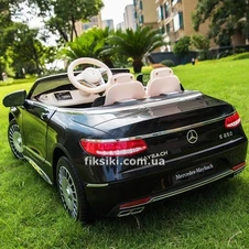 Детский электромобиль ZB188 Mercedes-Maybach S650 Cabriolet, черный фото 44
