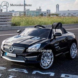 Детский электромобиль SL63 Mercedes Benz AMG, черный