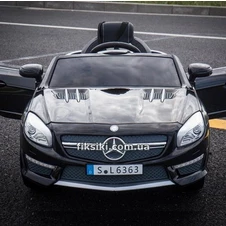 Детский электромобиль SL63 Mercedes Benz AMG, черный фото 33