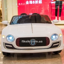 Детский электромобиль 8866 Bentley, мягкие EVA колеса, белый фото 11