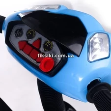 Велосипед трехколесный Baby Trike 6595Г с фарой, голубой фото 44