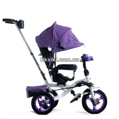 Велосипед триколісний Baby Trike 6595Ф з фарою, фіолетовий