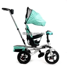 Велосипед трехколесный Baby Trike 6699С с фарой , мятный фото 11