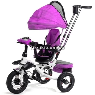 Велосипед трехколесный Baby Trike 6699Ф с фарой, фиолетовый