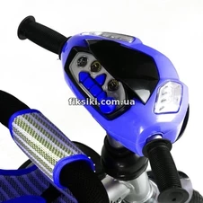 Велосипед трехколесный Baby Trike 698 с фарой, синий фото 33